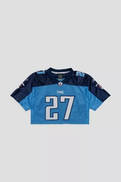Frankie Collective Rework Tennessee Titans Crop Jersey
