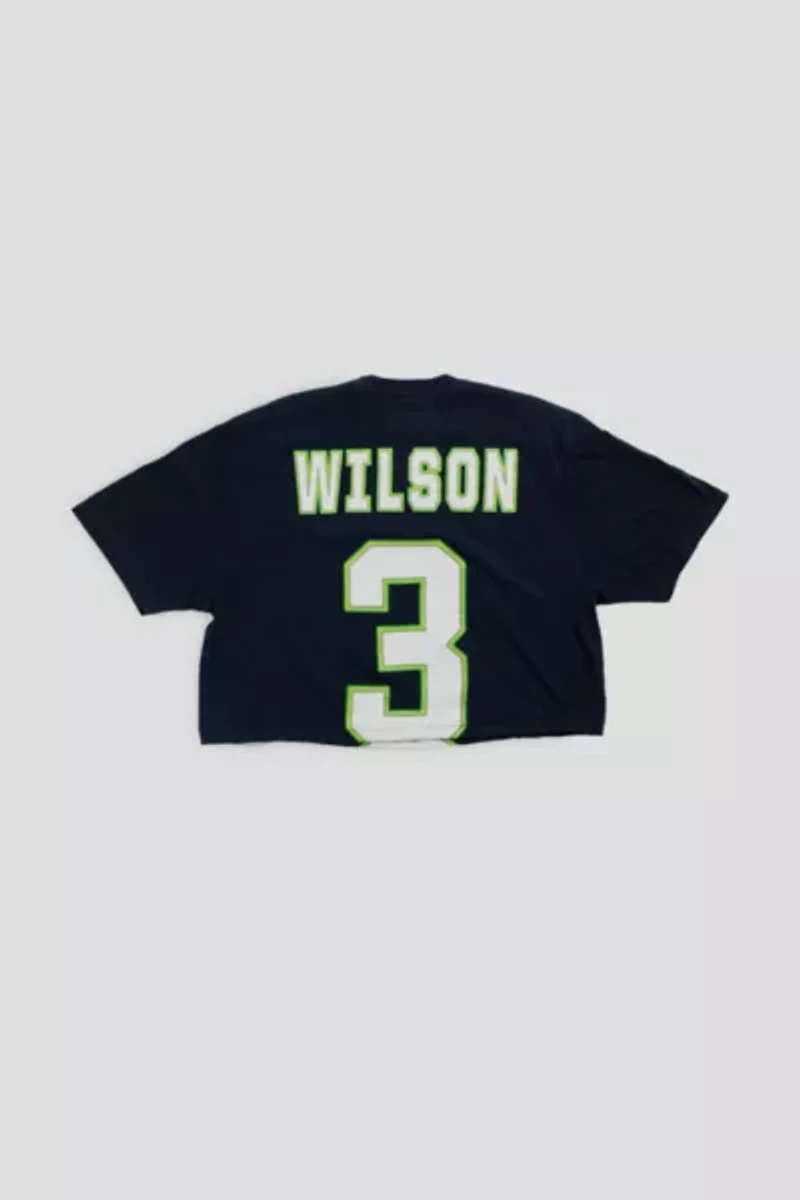Frankie Collective Rework Seattle Seahawks NFL Crop Tee