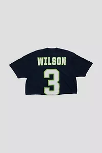Frankie Collective Rework Seattle Seahawks NFL Crop Tee