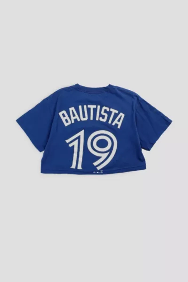 Frankie Collective Rework Toronto Blue Jays MLB Crop Tee