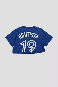 Frankie Collective Rework Toronto Blue Jays MLB Crop Tee