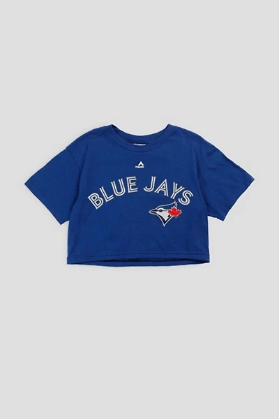 Frankie Collective Rework Toronto Blue Jays MLB Crop Tee