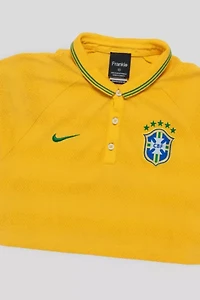 Frankie Collective Rework Brazil Soccer Team Crop Tee