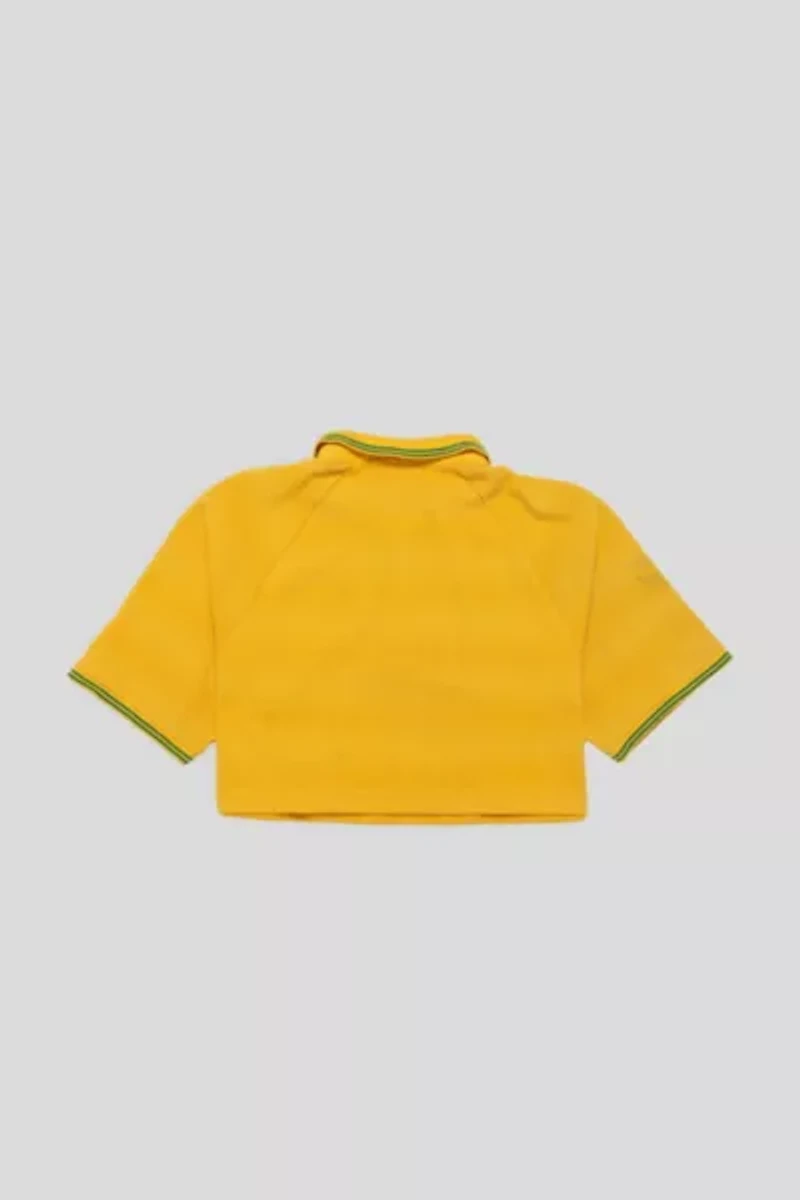 Frankie Collective Rework Brazil Soccer Team Crop Tee