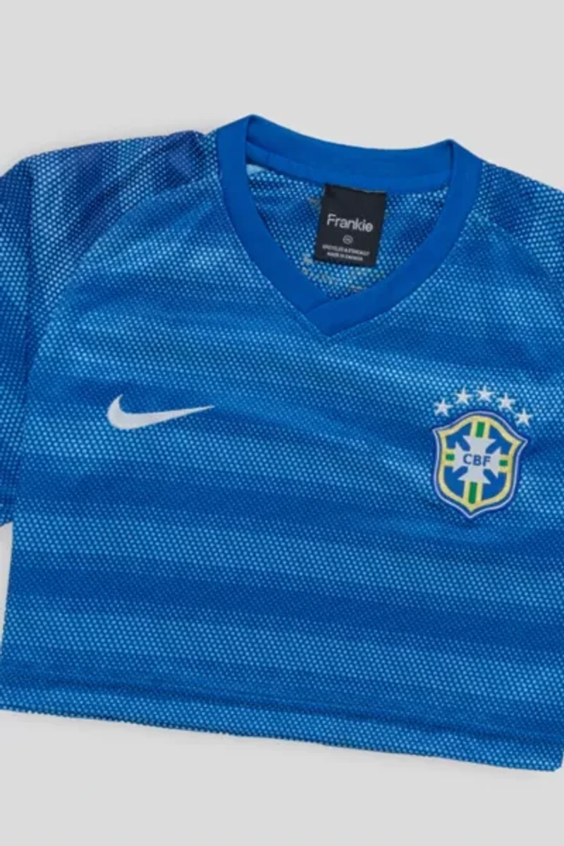 Frankie Collective Rework Brazil Team Crop Jersey