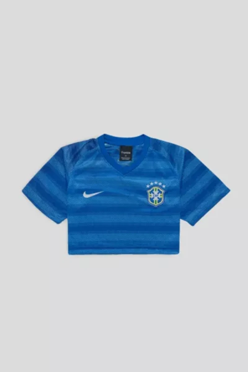 Frankie Collective Rework Brazil Team Crop Jersey