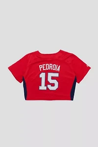 Frankie Collective Rework Boston Red Sox Baseball Crop Jersey