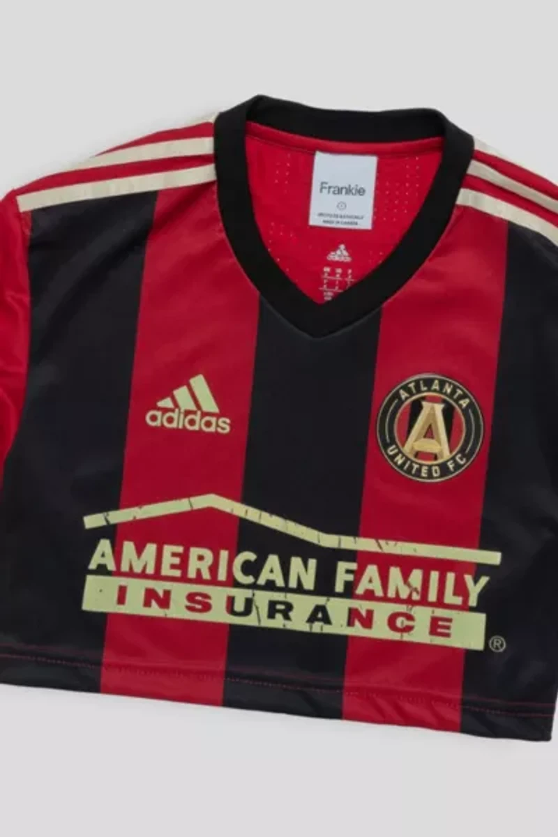 Frankie Collective Rework Atlanta United FC Soccer Crop Jersey