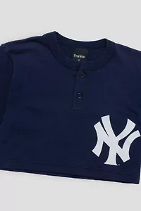 Frankie Collective Rework New York Yankees Crop Tee