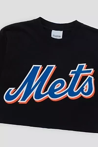 Frankie Collective Rework New York Mets Crop Tee