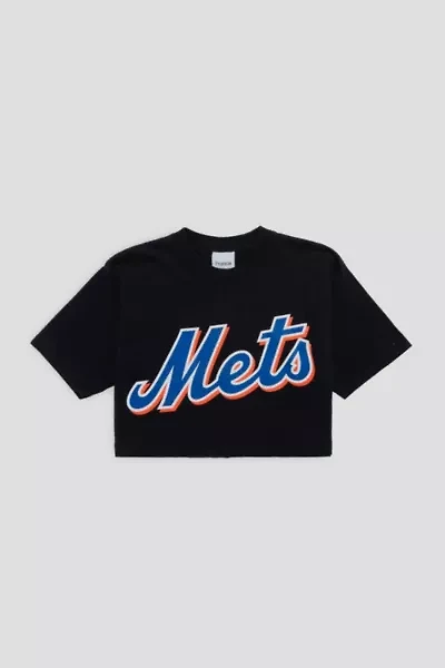 Frankie Collective Rework New York Mets Crop Tee