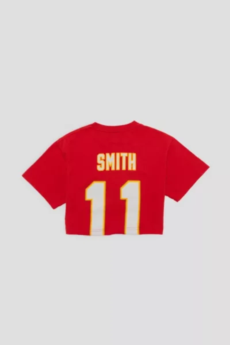 Frankie Collective Rework Kansas City Chiefs Crop Tee