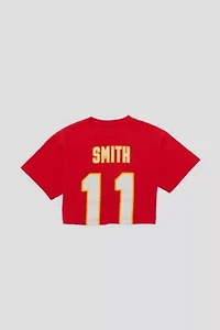 Frankie Collective Rework Kansas City Chiefs Crop Tee