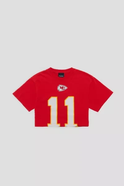 Frankie Collective Rework Kansas City Chiefs Crop Tee