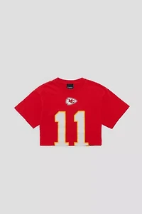 Frankie Collective Rework Kansas City Chiefs Crop Tee