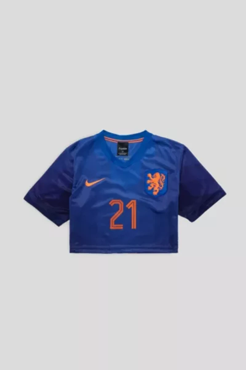 Frankie Collective Rework Netherlands Team Soccer Crop Jersey