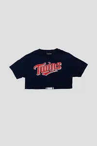 Frankie Collective Rework Minnesota Twins MLB Crop Tee