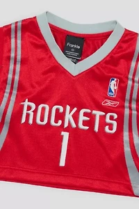 Frankie Collective Rework Houston Rockets Basketball Crop Jersey