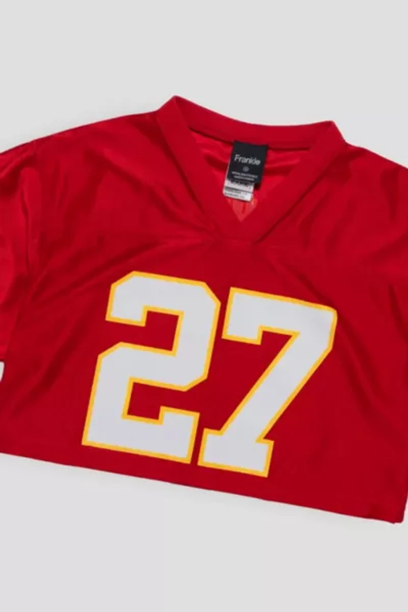 Frankie Collective Rework Kansas City Chiefs Football Crop Jersey