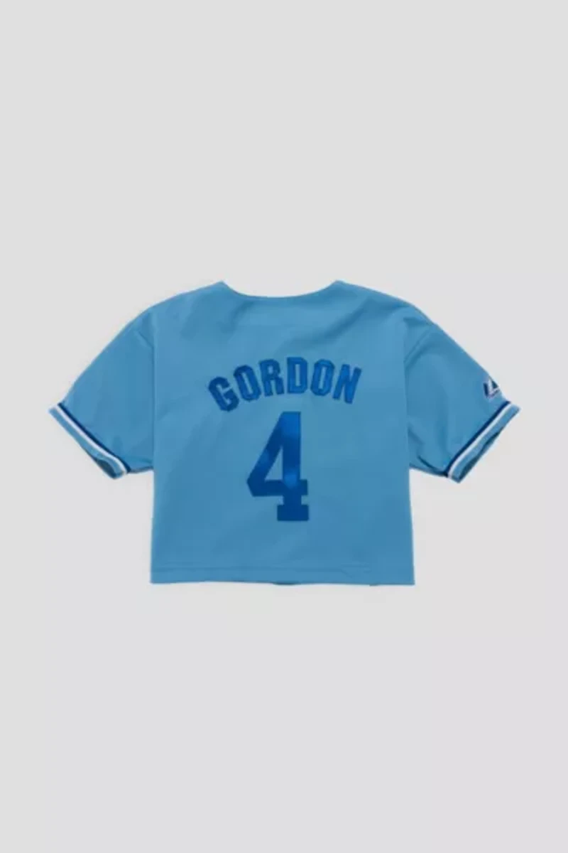 Frankie Collective Rework Kansas City Royals Baseball Crop Jersey