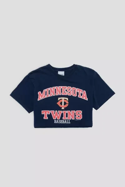 Frankie Collective Rework Minnesota Twins Crop Tee