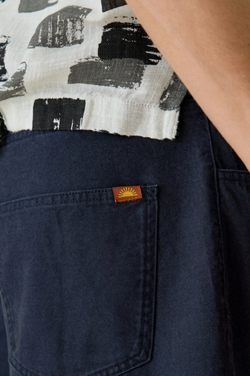 Rhythm Relaxed Washed Canvas Pants