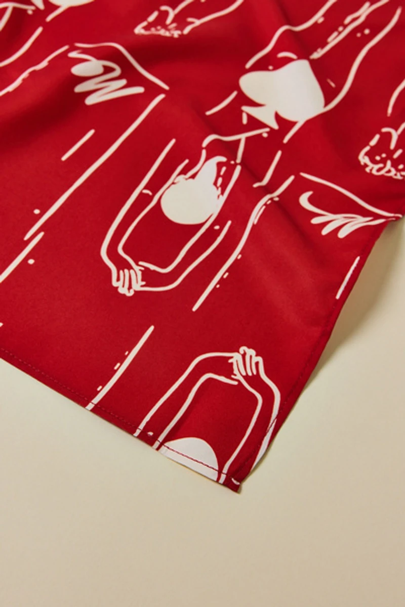 Wish Me Luck Lady Pattern Bandana