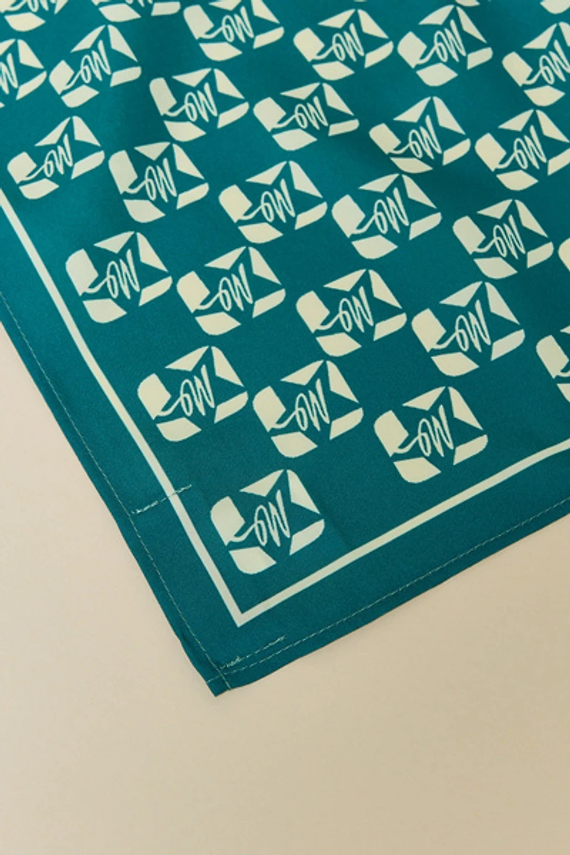 Wish Me Luck Check Pattern Bandana
