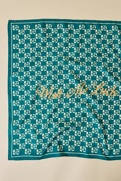 Wish Me Luck Check Pattern Bandana