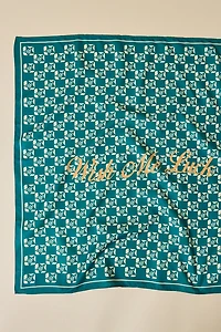 Wish Me Luck Check Pattern Bandana