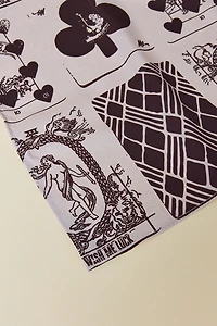 Wish Me Luck Playing Card Pattern Bandana