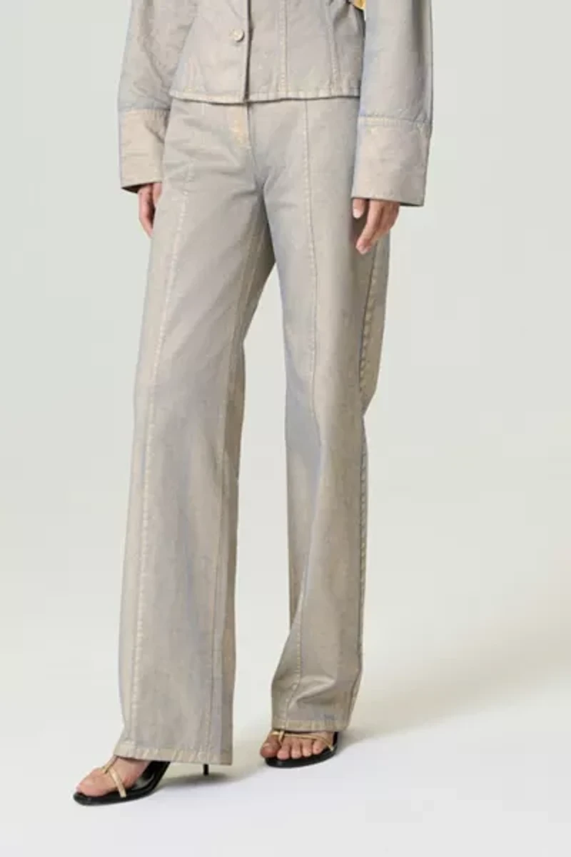 Nocturne Metallic Straight Leg Jean