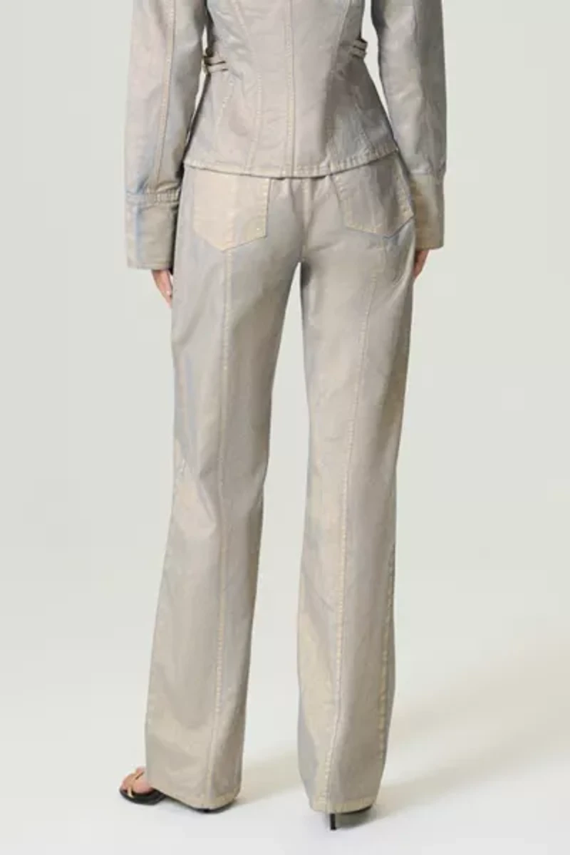 Nocturne Metallic Straight Leg Jean