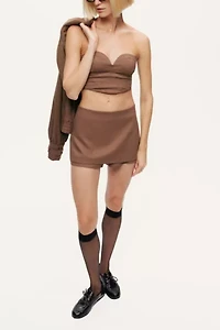 Nocturne Tailored Wrap Mini Skort