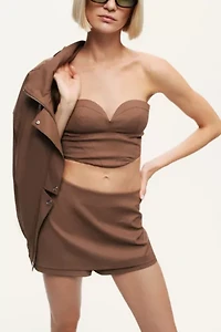 Nocturne Tailored Wrap Mini Skort