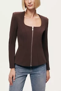 Nocturne Zip Structured Top