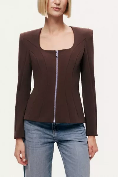 Nocturne Zip Structured Top