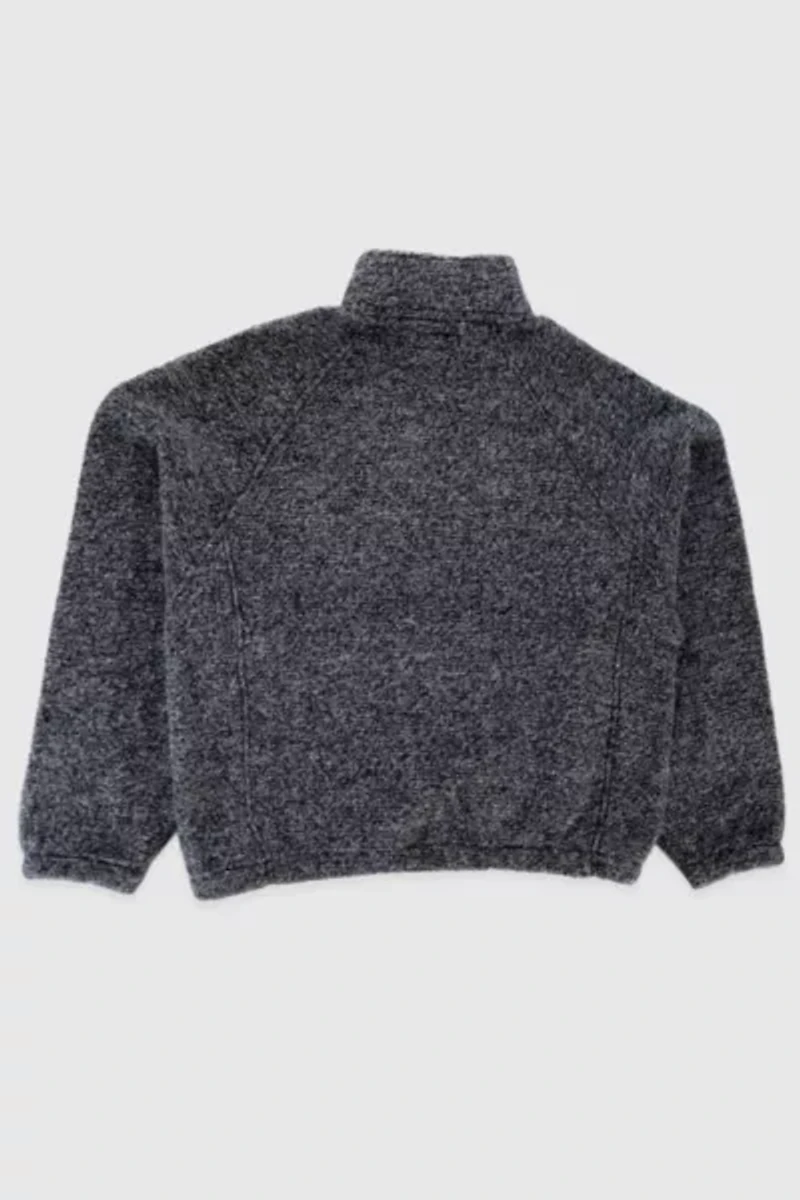 Stussy Wool Blend Fleece Mock Neck Sweatshirt