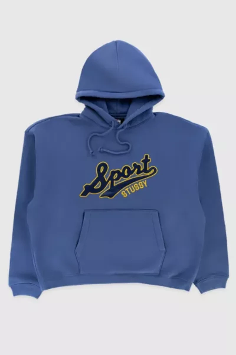 Stussy Satin Patch Oversized Hoodie