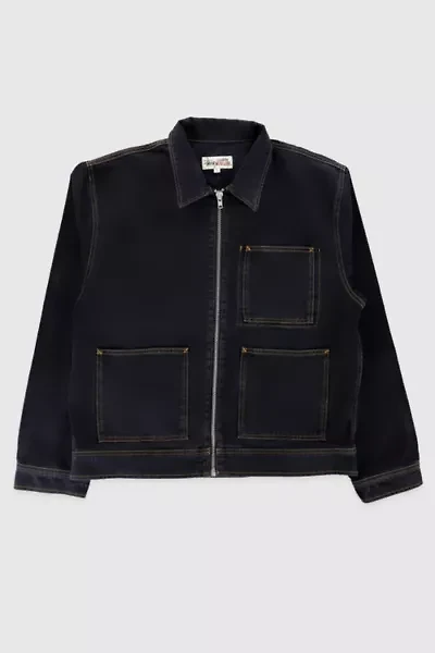 Stussy Zip Work Denim Jacket