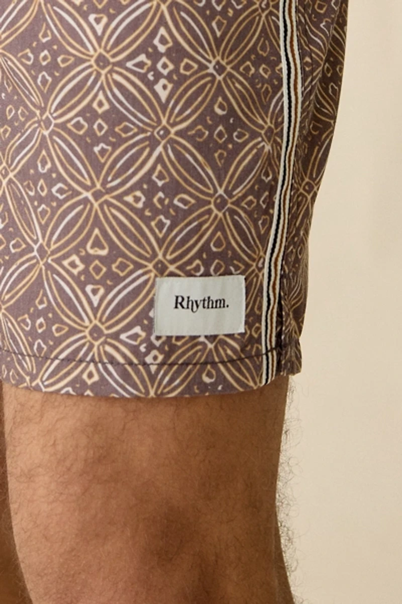 Rhythm Heritage Java Beach Swim Trunks