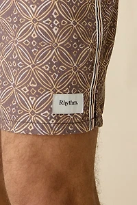 Rhythm Heritage Java Beach Swim Trunks