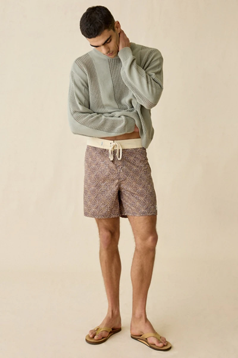 Rhythm Heritage Java Beach Swim Trunks