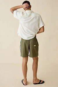 Rhythm Panel Stripe Beach Swim Shorts