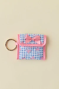 Sonix X Monchhichi Gingham Quilted Earbud Case Keychain