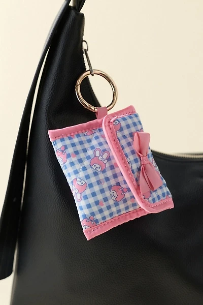 Sonix X Monchhichi Gingham Quilted Earbud Case Keychain