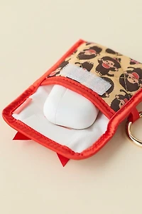 Sonix X Monchhichi Print Quilted Earbud Case Keychain