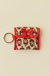 Sonix X Monchhichi Print Quilted Earbud Case Keychain