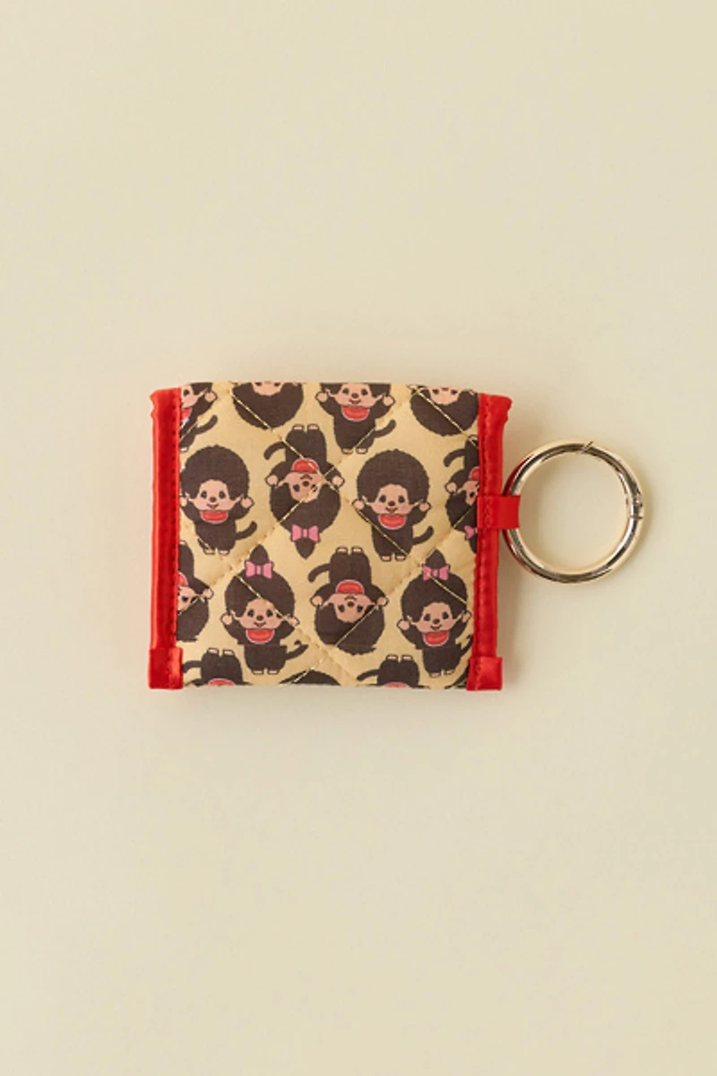 Sonix X Monchhichi Print Quilted Earbud Case Keychain