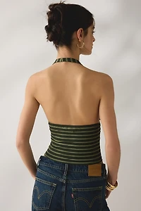 Motel Aprilla Tie-Detail Halter Neck Top